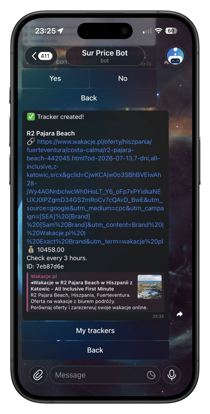 SurPrice Bot step 4